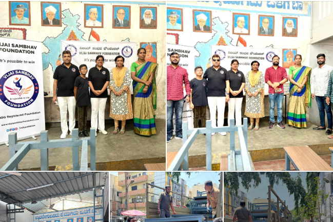 “Benches and desk distribution” on 3rd June, 2023